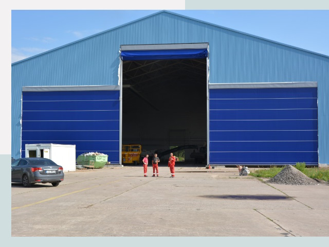 Ангарные ворота в Самара от СтальСтрой-Смр по цене 606 руб.