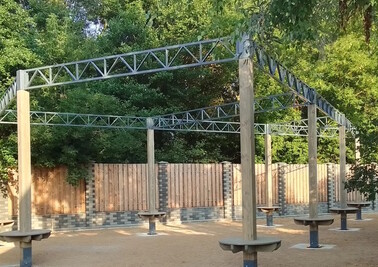 Терраса из металлоконструкций под ключ, проектирование, изготовление и монтаж от СтальСтрой-Смр